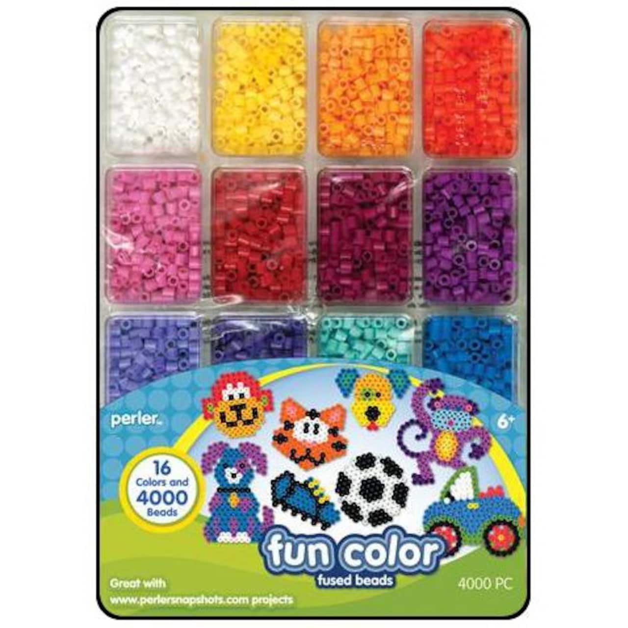 Perler&#xAE; Fun Colors Fused Beads, 4,000ct.
